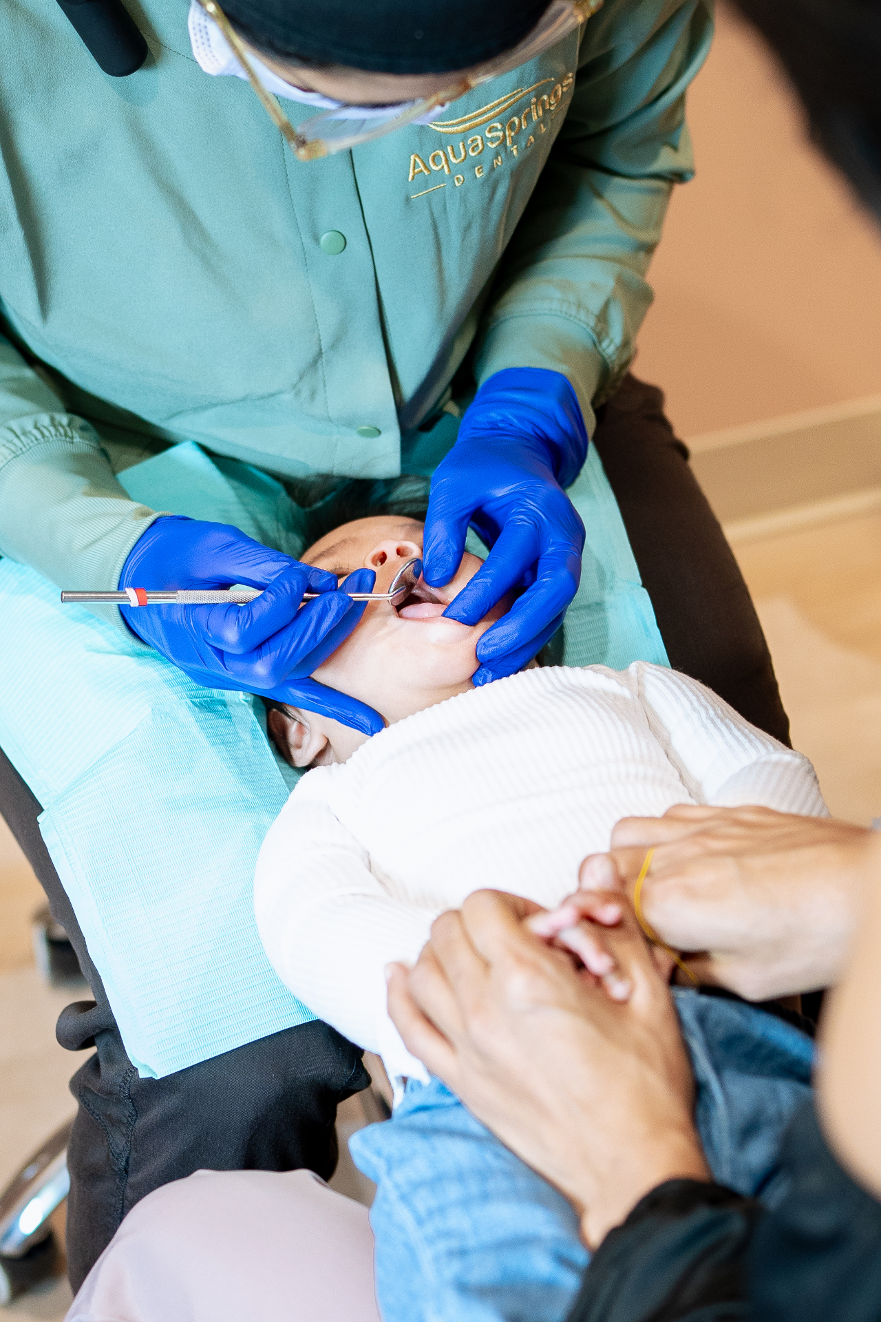 Gentle infant exam